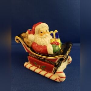 Department 56 Santa Trinket Box